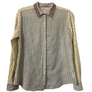 Johnny Was 3J Workshop Button Down Shirt